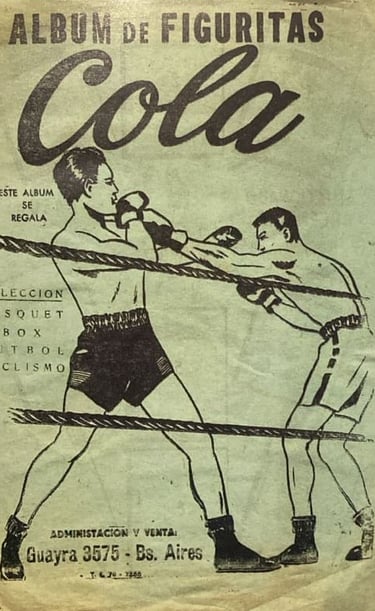 Rare Argenitna 1956 Album De Figuritas Cola Sports Cards