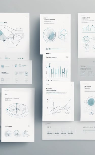 Close-up of a user interacting with a strategic planning interface on a tablet.