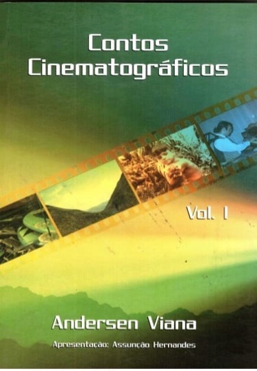 a book cover of a film strip with a film strip