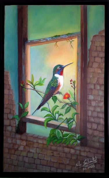 Beija-flor 2 - 30 x 50 cm