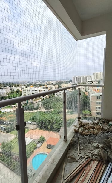 Balcony safety nets in sadashivanagar