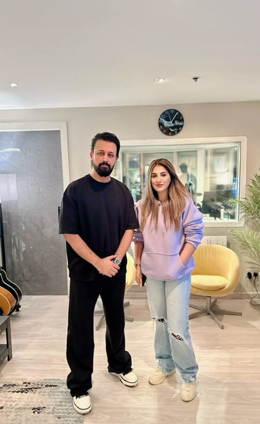 Maria Raza Sohni and Atif Aslam
