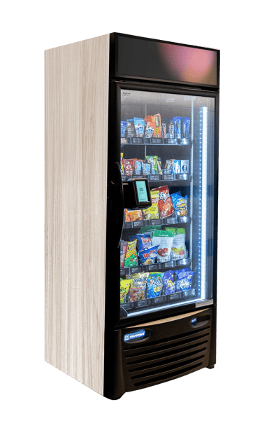 Contactless vending setup by South and Main AI Amenities