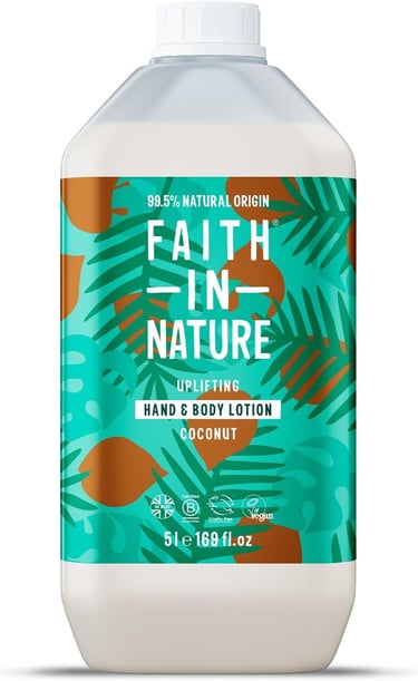 a bottle of earthen hand sanitizing lotion