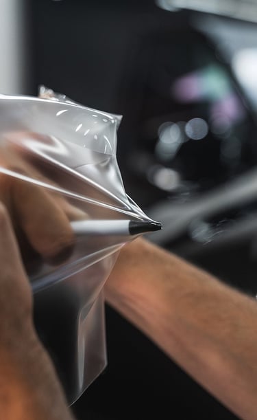 Showing off the strength of ppf clear bra