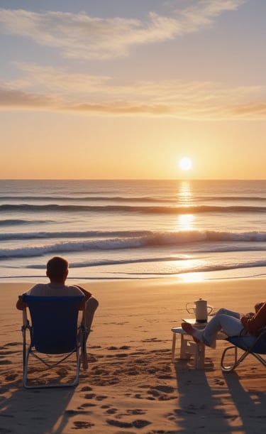 Comfortably decorated living area with tropical accents and ocean views.