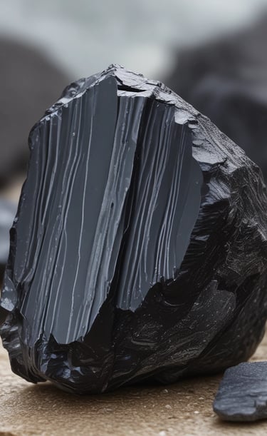 Vibrant emerald stones arranged neatly to highlight their rich green hues