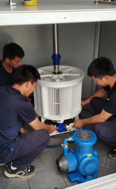 Engineers and designers discussing plans on a construction site.