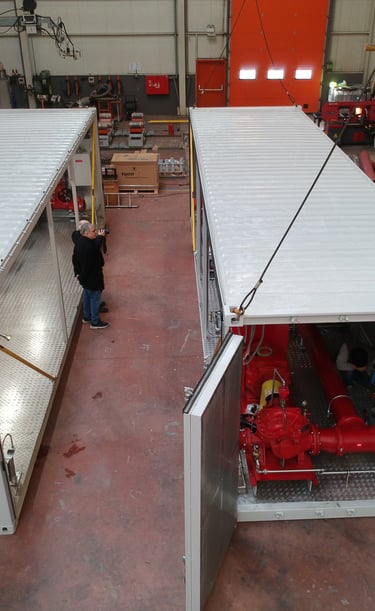 containerised fire pump