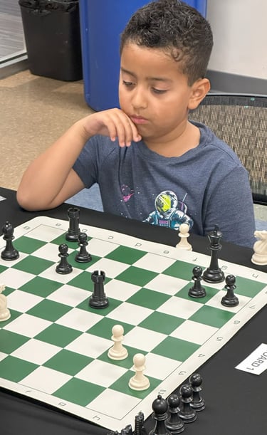Children's chess workshop at the Henderson Multi-Gen Rec Center in NV