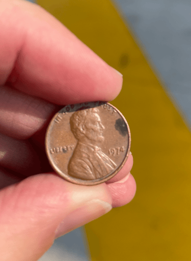 a person holding a penny penny penny penny penny penny penny penny penny penny penny penny