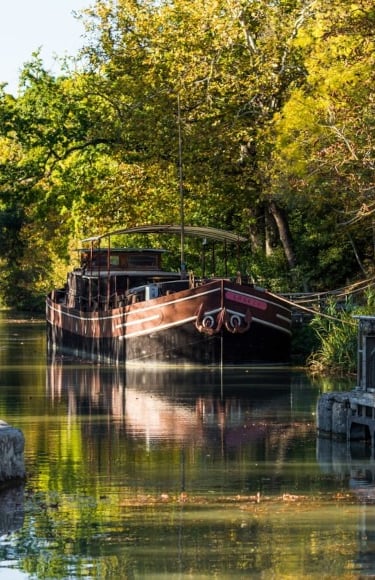 péniche sur le Canal du Midi, Unesco, patrimoine mondial, beauté, slow tourisme