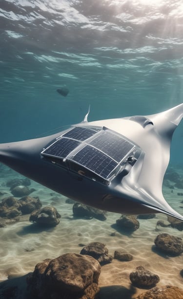 A drone with black propellers is positioned on a textured asphalt surface with a prominent yellow line running horizontally beneath it.