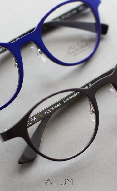 Alium designer eyewear - Innovative and lightweight frames available at Kyoptic, optician in Paris 6