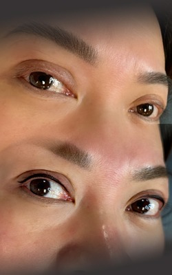 permanent makeup eyeliner result