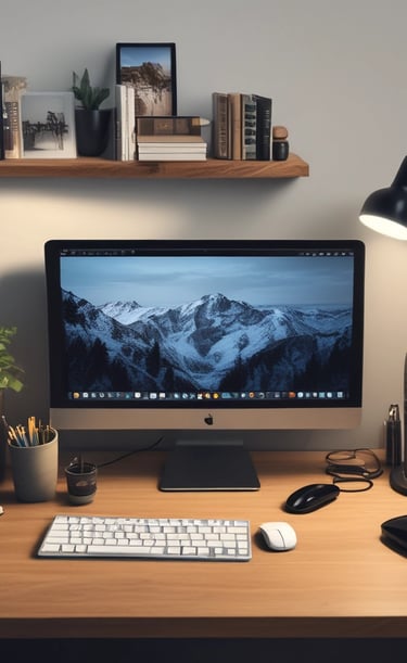 Close-up image of a sturdy tripod with adjustable legs on a wooden floor.