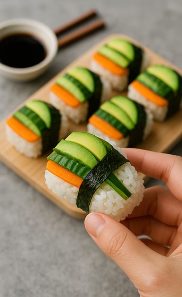 Picked Vegetable Sushi