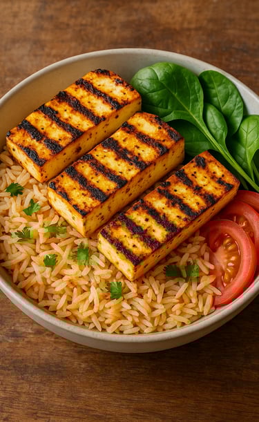 Cottage Cheese rice bowl