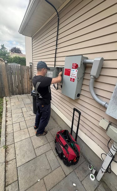 Electrical panel upgrade completed by XBOCT (XB) Electric in Toronto home