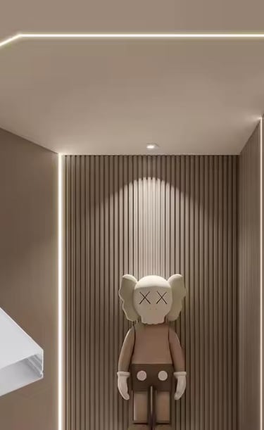 Aluminium Groove light