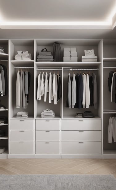 Elegant gypsum ceiling with decorative details.