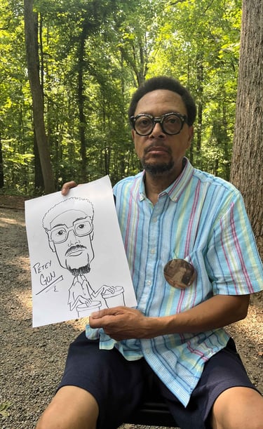 Live caricature drawing