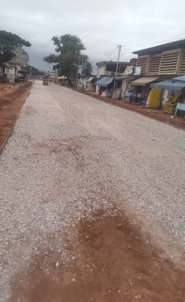 travaux de réhabilitations des voies communale revêtu