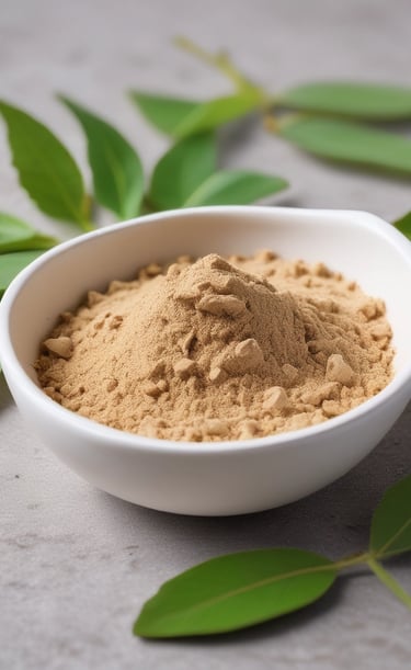 A packet of Sprouts vegan protein powder in chocolate flavor sits on a wooden table. Beside it, there is a red and white shaker bottle. The protein packet highlights features such as being easy to digest, gluten-free, and soy-free.