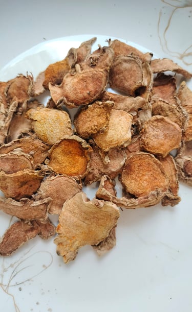 Dried Turmeric Slices