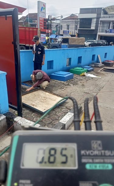 Alat ukur Grounding SPBU