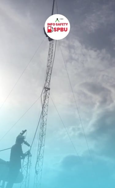 Pengerjaan Penangkal Petir SPBU