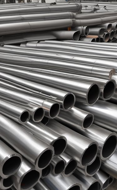 Stainless steel and Inconel round bars - seamless pipes inventory
