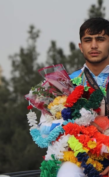 Afghanistan won 2 MMA medals from Bahrain MMA games 