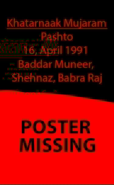 Khatarnaak Mujaram	Pashto	16, April 1991	Baddar Muneer, Shehnaz, Babra Raj