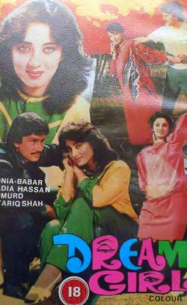 Dream Girl	Urdu	28, June 1986	Nadia, Baber, Sonia, Baddar Muneer.written By SALEEM MURAD