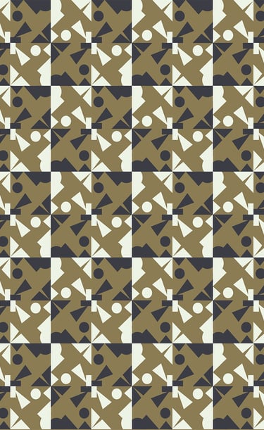 a pattern of geometric shapes and shapes of geometric shapes