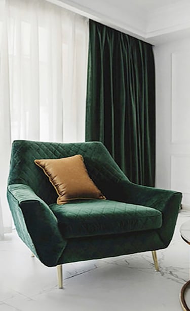 classic green valvet sofa 
