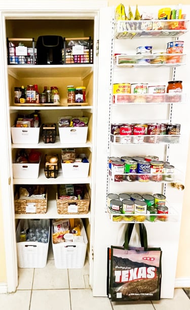A Kitchen Pantry organized by Flawlessly Functional in San Antonio, TX