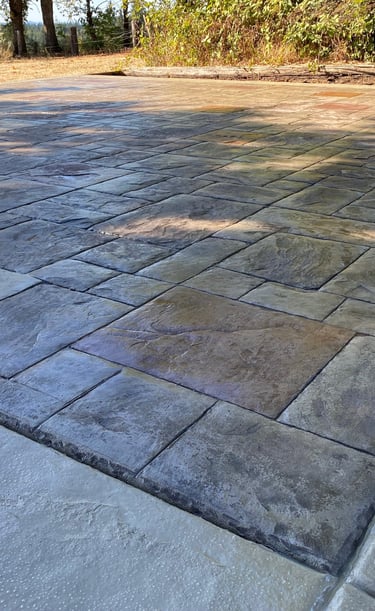 Concrete stamp pattern