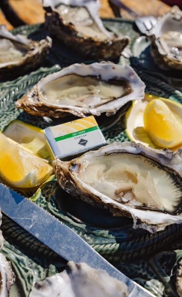 les huîtres au Bar à 8