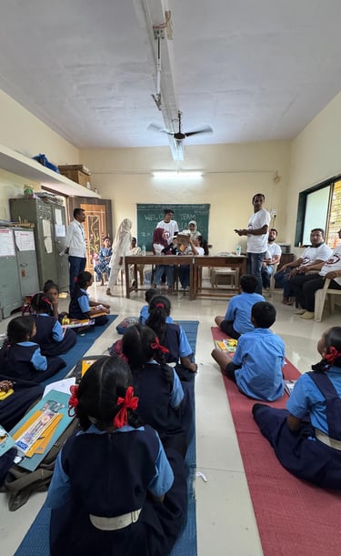 DONORIAM donation to school students