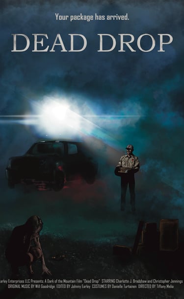 Dead Drop, 2023, Poster, An evil delivery