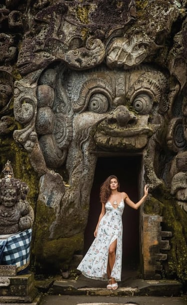 One of Bali hidden ancient temple