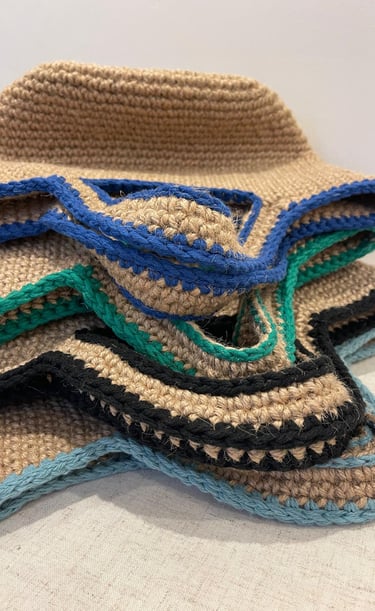 Sac Cabas en jute Torba Biarritz