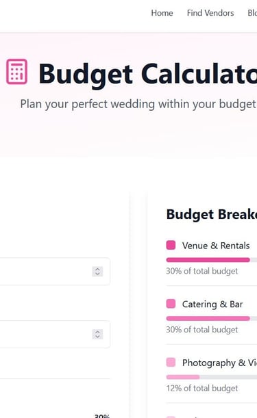 a budget - conscious budget - conscious wedding calculator calculator calcula