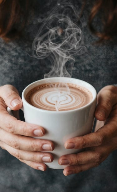 Artisan hands carefully sorting organic cacao beans at a farmers market stall.