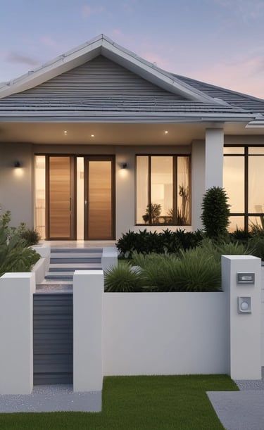 Interior shot of a custom-built kitchen featuring sleek cabinetry and natural light.