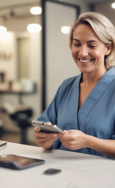 Screenshot of a WhatsApp chat showing quick, human-like automated responses