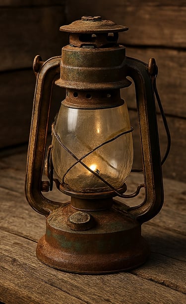 #antique kerosene lamp