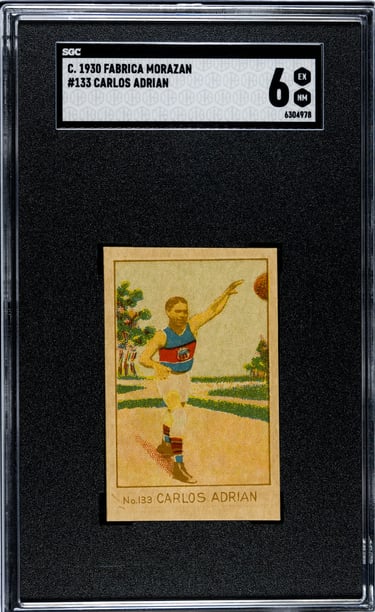 1930 Fabrica Morazan #133 Carlos Adrian SGC 6 Basketball Card